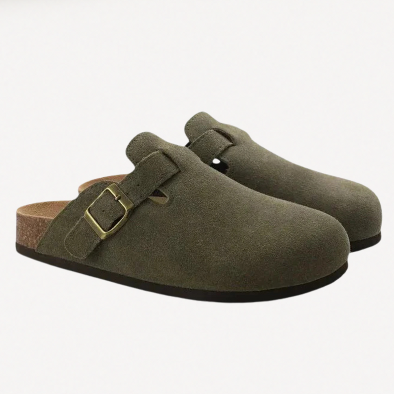 Old Money Suede Clogs