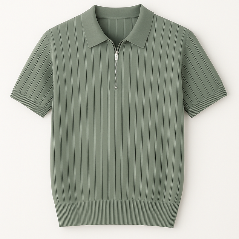 Polo Zippé Texturé – Bardi