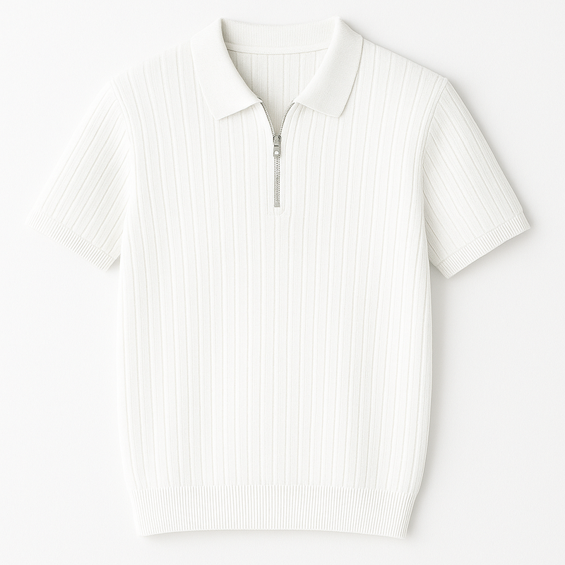 Polo Zippé Texturé – Bardi
