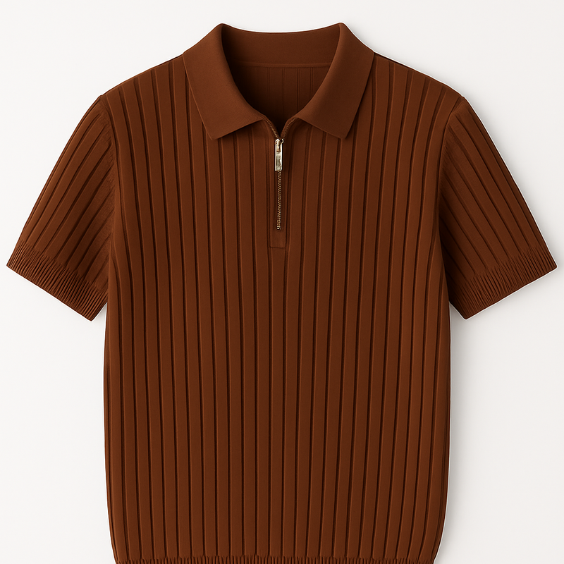 Polo Zippé Texturé – Bardi